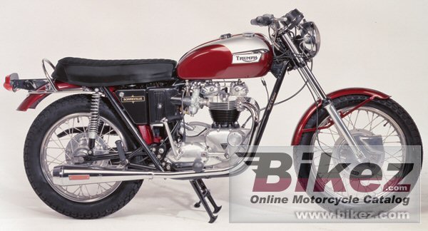 Big Michael Bagg t 120 r bonneville 650 picture and wallpaper from Bikez.com